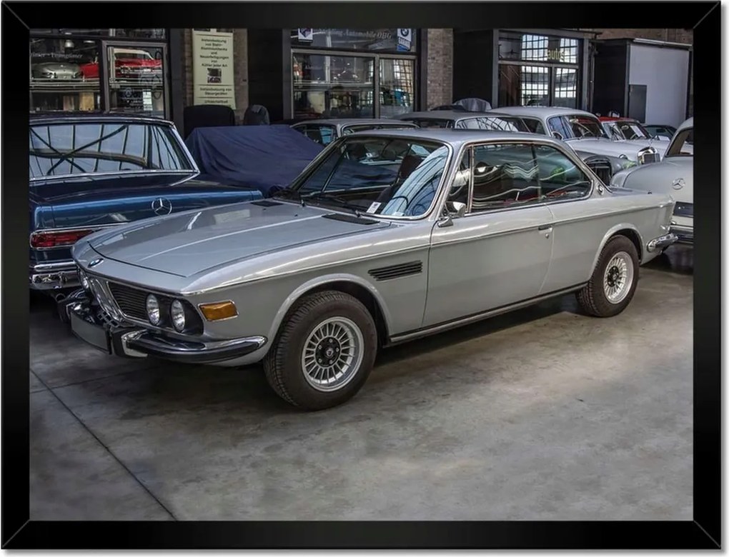 Poszterek keretben 40x30 Cápa Klasszikus limuzin