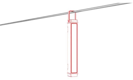 Ledlenser AF2R - LED-es, fényerőszabályozható, újratölthető munkalámpa IP54 1000 lm 50h