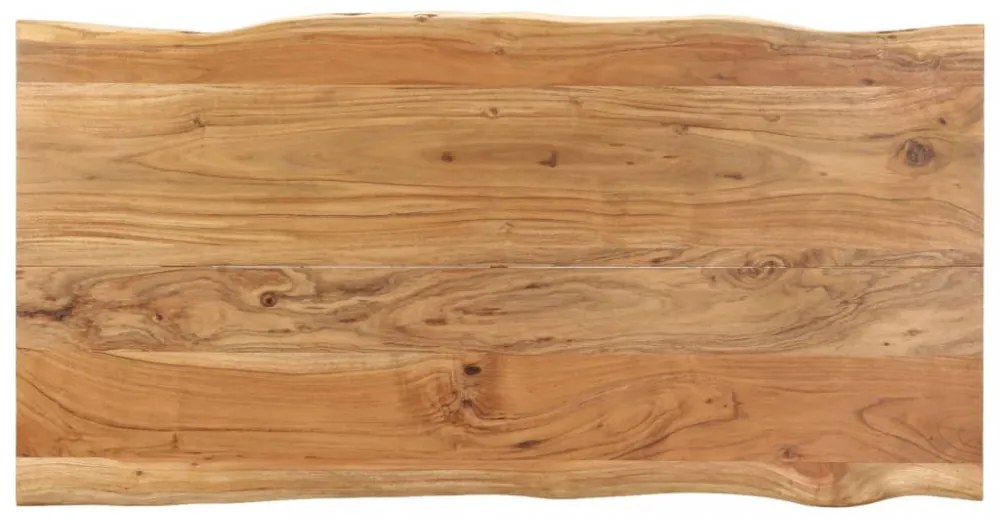 tömör akácfa étkezőasztal 140 x 70 x 76 cm