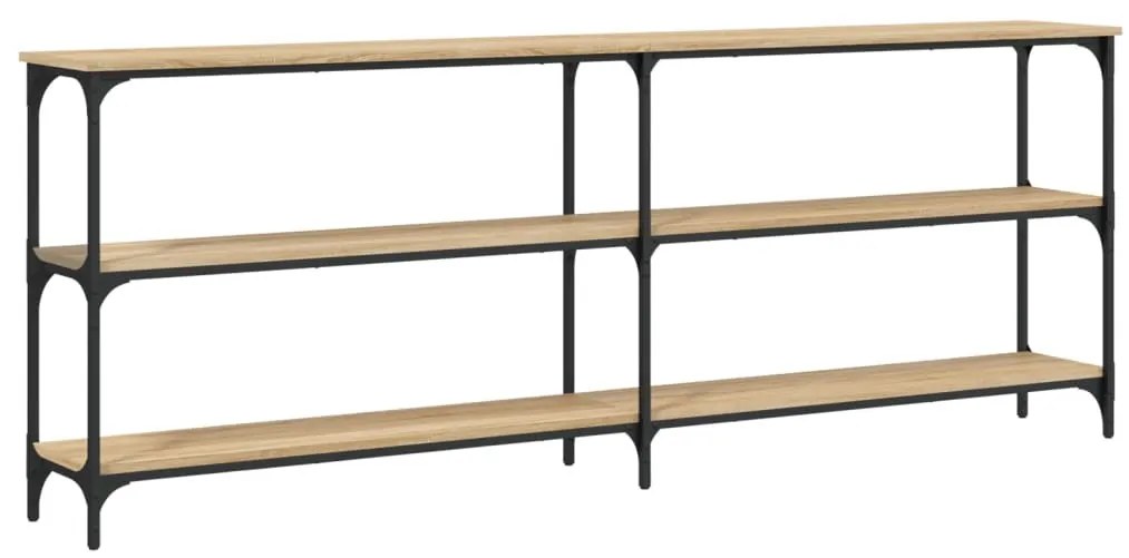 sonoma tölgyfa konzolasztal 200 x 29 x 75 cm