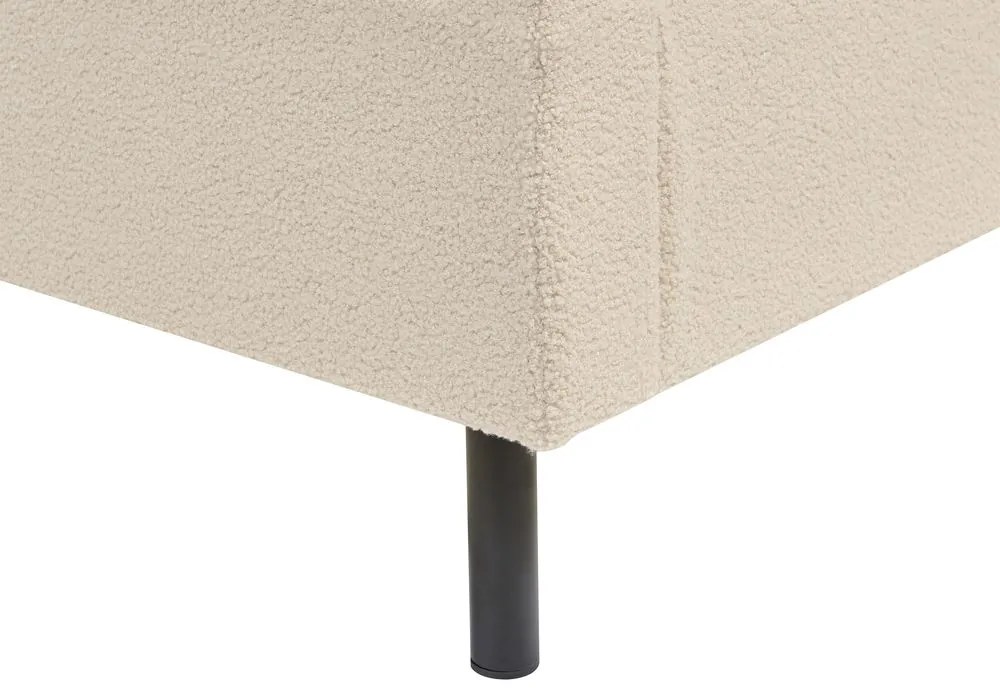 Franciaágy 140 cm Vue (bézs boucle) (ágyráccsal). 1076452