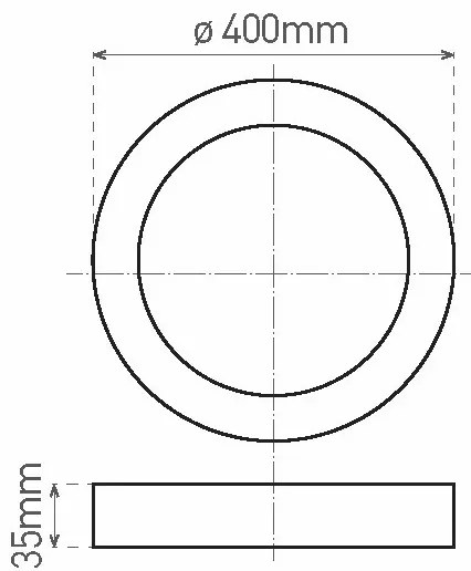 LED Mennyezeti lámpa FENIX LED/32W/230V 3800K