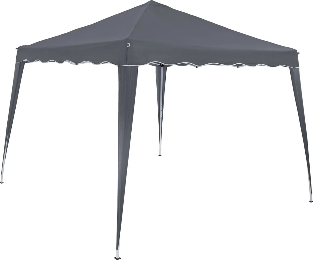 CAPRI party-sátor / rögzített pavilon, 3x3m, antracit Casaria