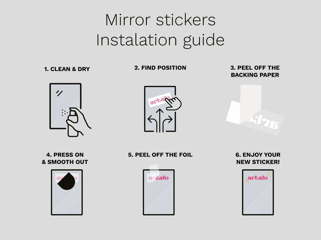 Tükör matrica S2 – BE-you-tiful