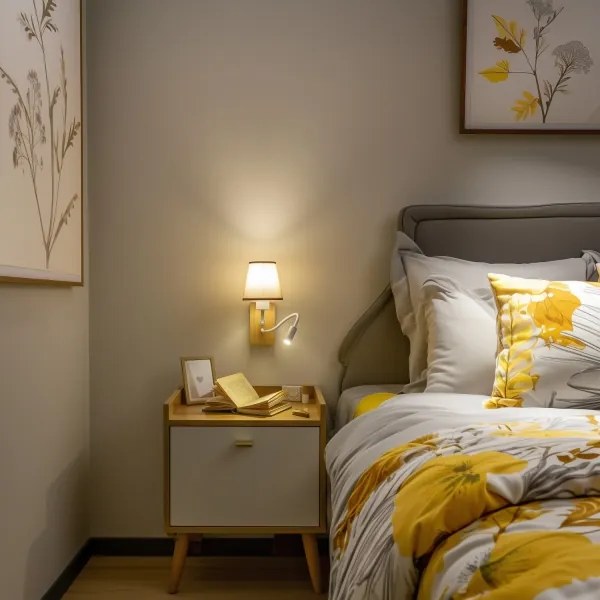 Brilagi - LED Fali lámpa NUBILA WOOD 1xE27/25W/230V + LED/3W tölgy/barna