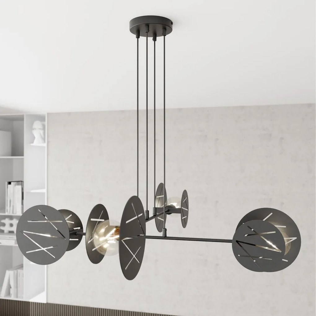 Emibig modern függeszték xotic fekete emi1411/4