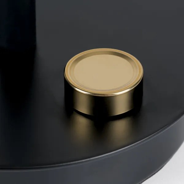 Orion - Dimmelhető, hajlítható asztali lámpa DOTTY 1xGU10/10W/230V fekete/sárgaréz