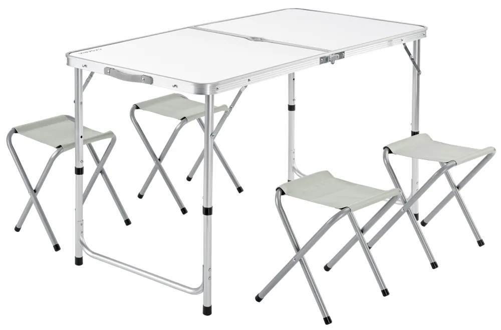 Deuba 5 részes kemping szett - fehér