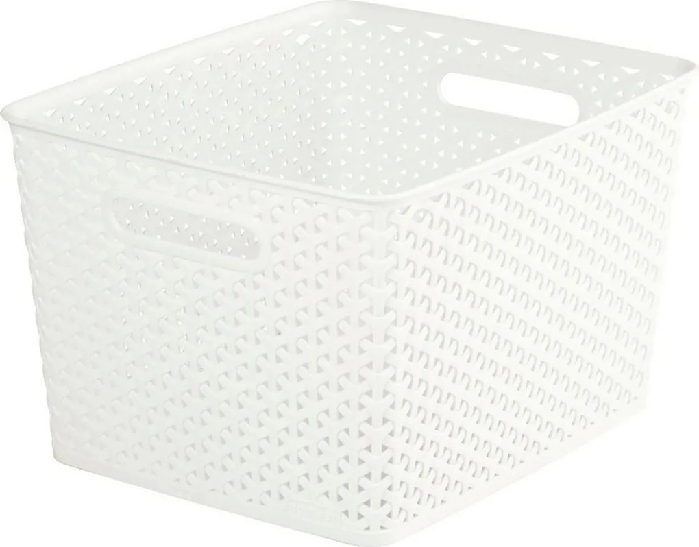 Curver RATTAN 'Y' STYLE tároló doboz nagy tejszín