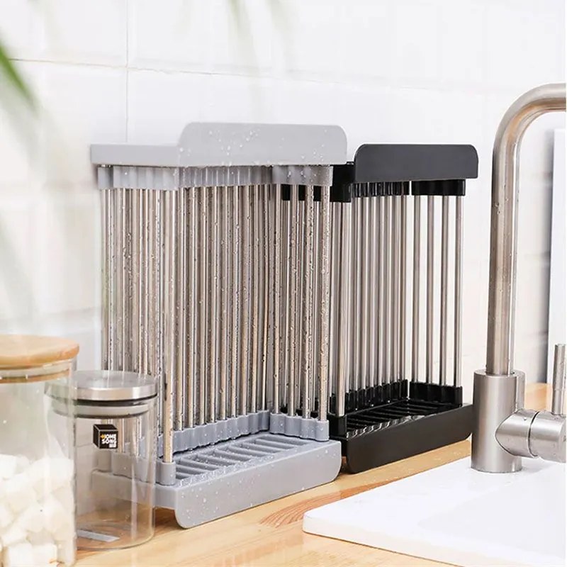 Teleszkópos Csöpögtető mosogatóhoz fekete