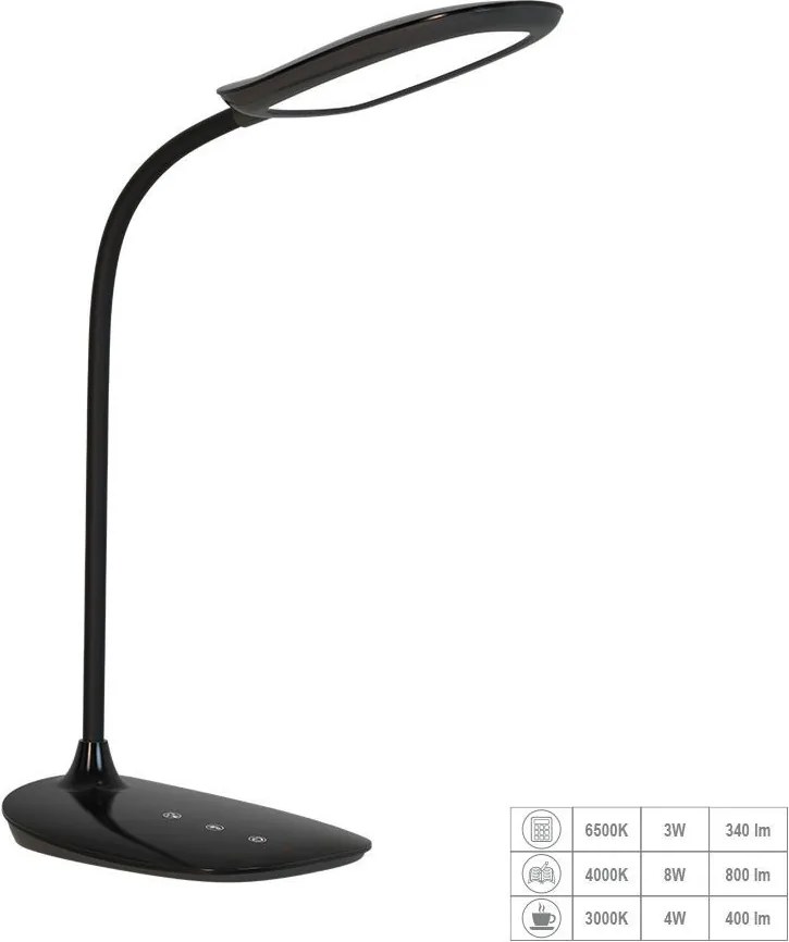 Prezent HEKA 31218 Asztali lámpa 1x10W/LED 459lm IP20