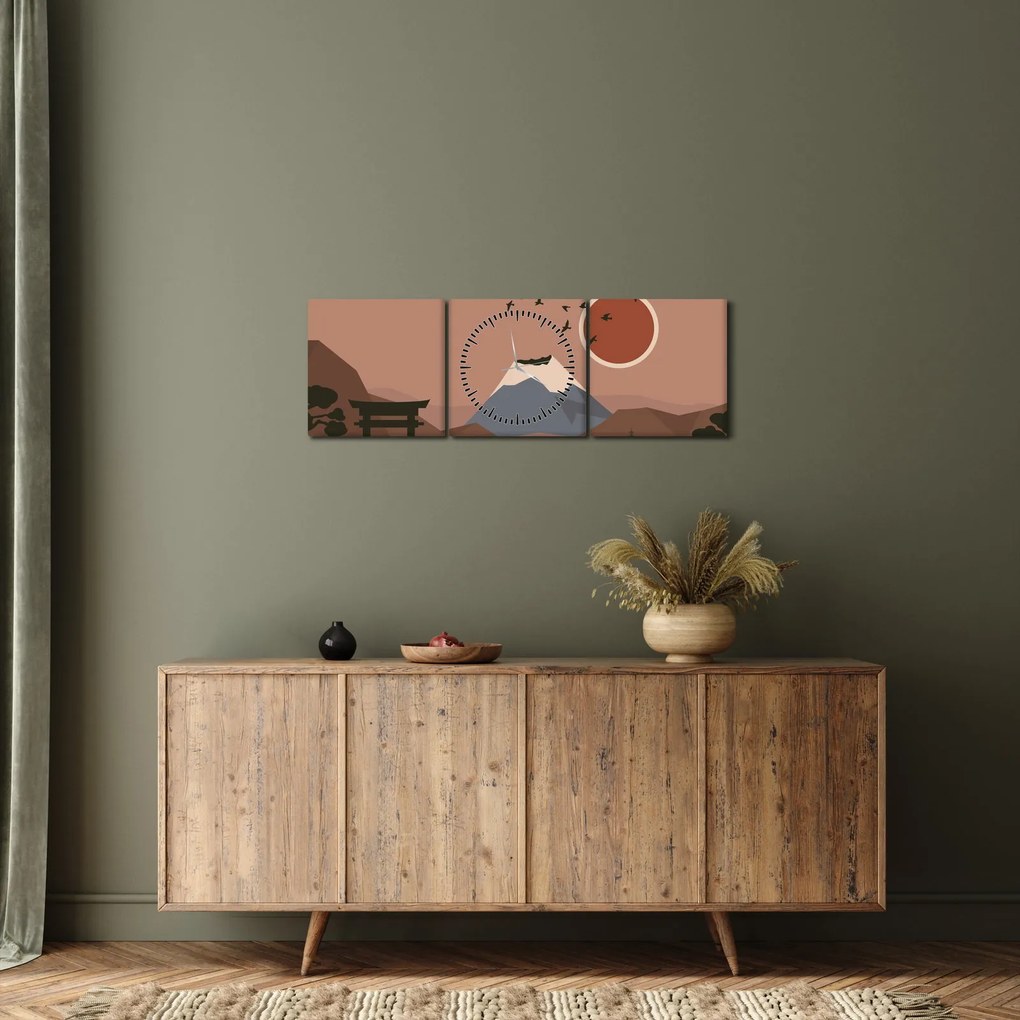 Kép - Japán N⁰1 (órával) (90x30 cm)
