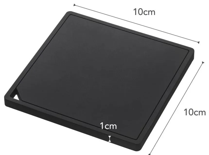 Tower Square fekete edényalátét - YAMAZAKI