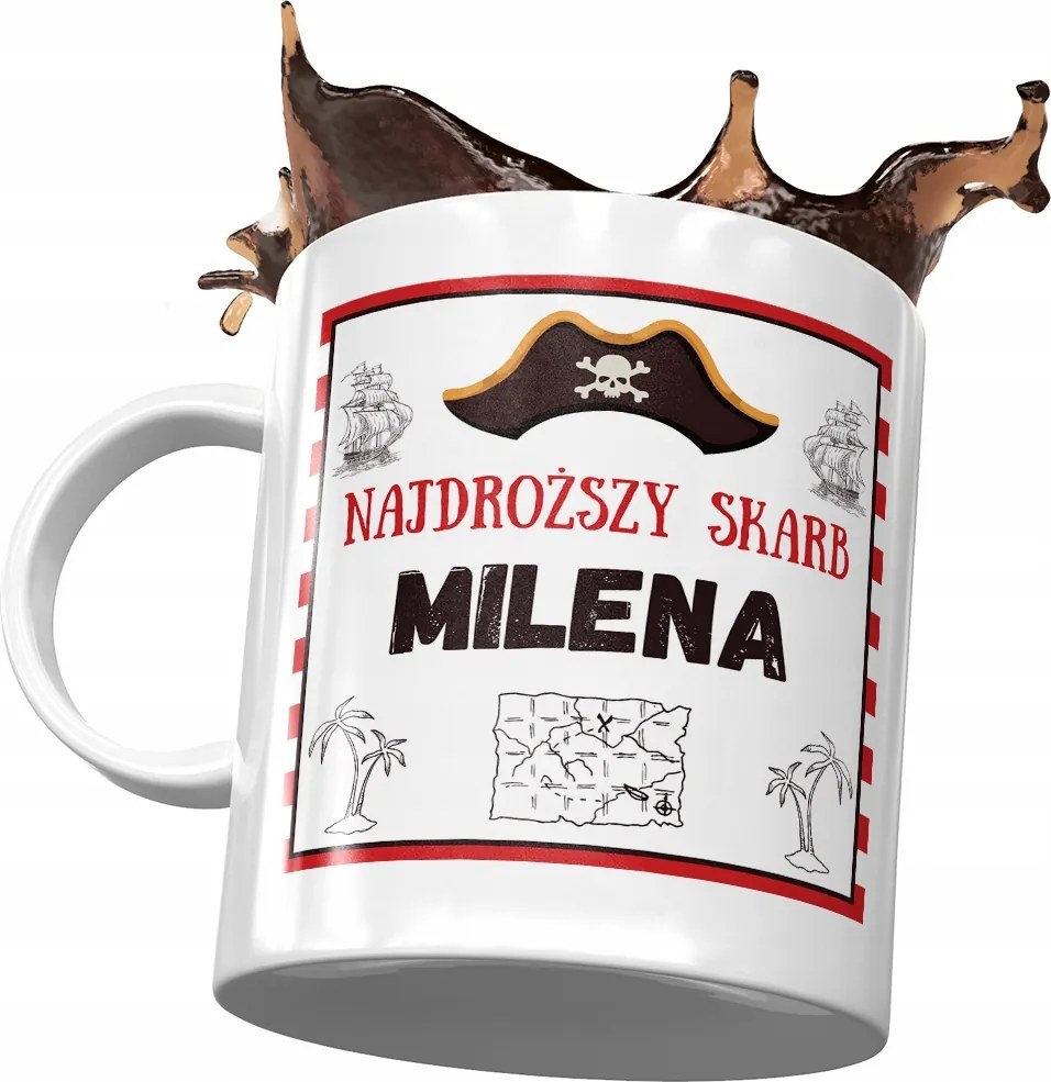 Milena Születésnapi Bögre Névnapi Ajándék Nyomtatott Fotóval