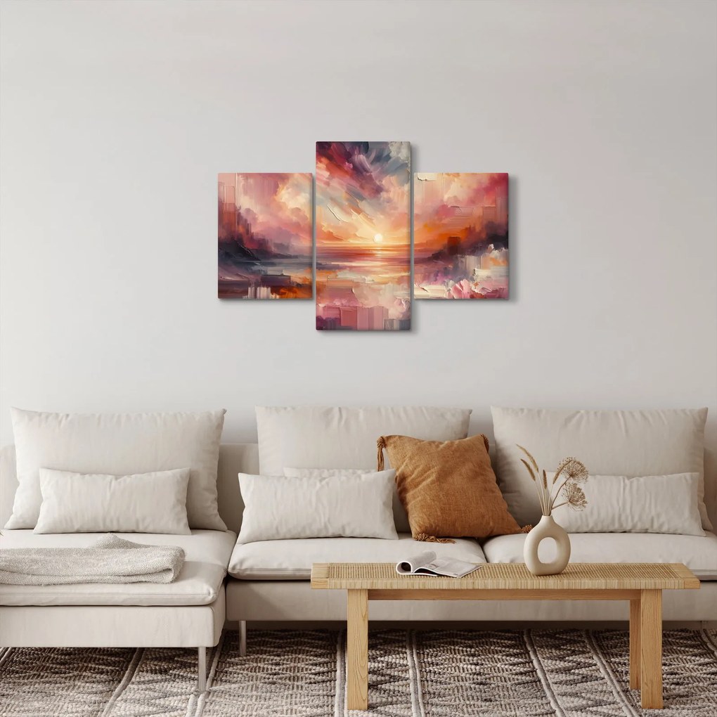 Kép - Festett alkonyat (90x60 cm)