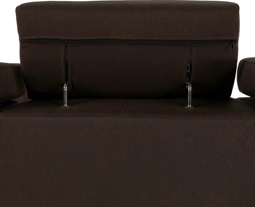 Ülőgarnitúra, szövet csoki, SEGORIA LUX