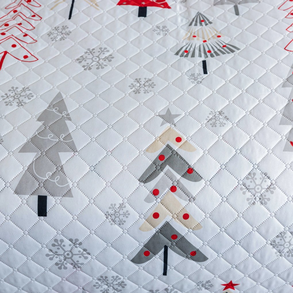 JINGLE ágytakaró fehér Méret: 220 x 240 cm