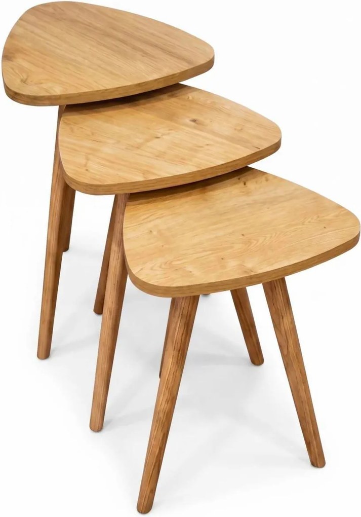 Dohányzóasztal, zafír tölgy, 45 cm – Peka452