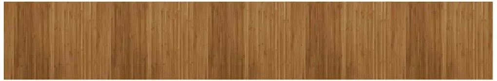 vidaXL négyszögletű barna bambusz szőnyeg 80 x 500 cm