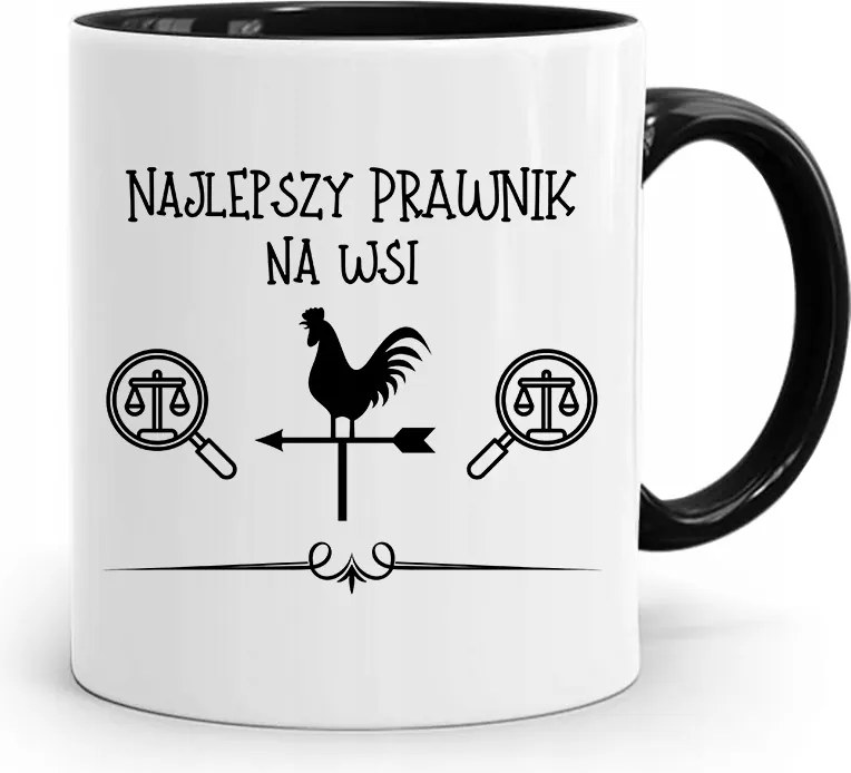 Fekete Bögre Ügyvédnek Mr. Mecenas fényképes nyomattal