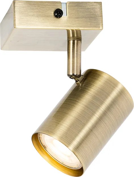 Modern spotlámpa bronz állítható négyzet alakú - Jeana