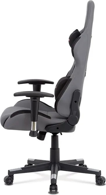 Szürke Gamer Szék, Hinta Mechanikával. KA-F05 GREY