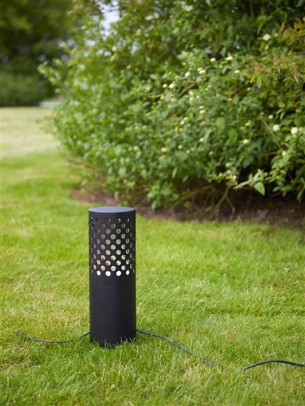 MARKSLÖJD 108175 GARDEN24 Modern Kültéri Állólámpa Fekete LED IP44