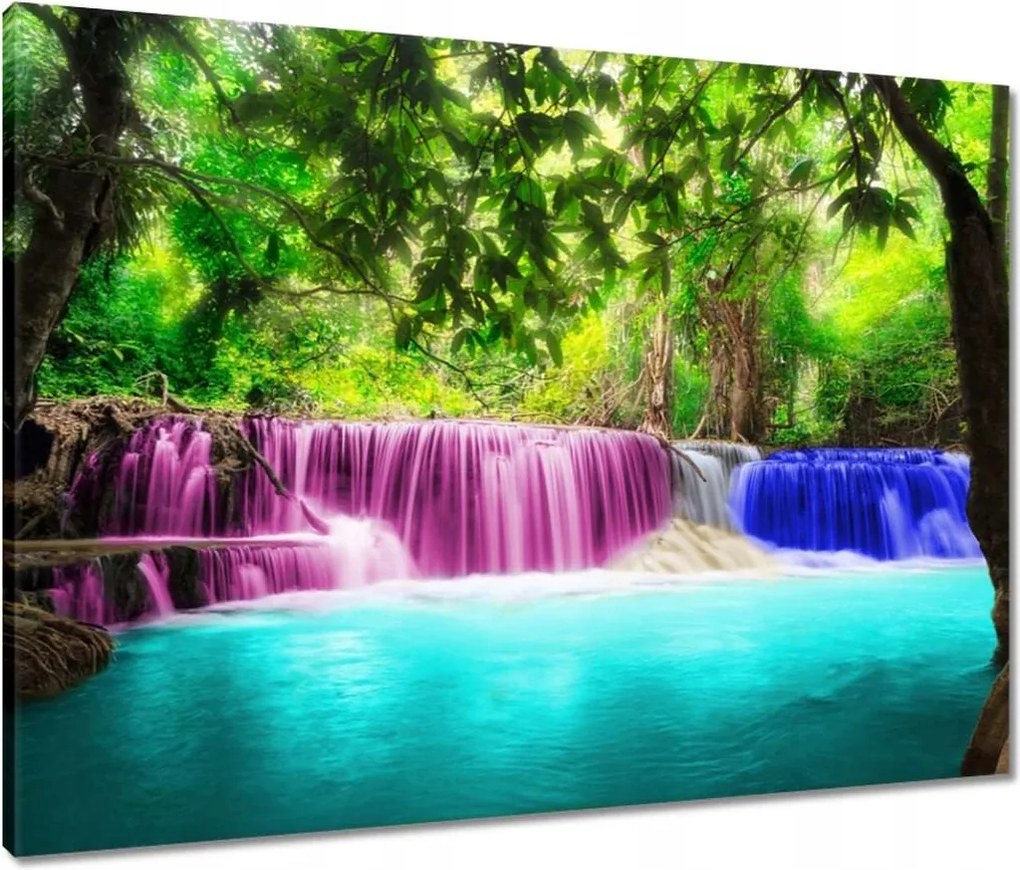 Vászonkép 80x60 Színes thaiföldi