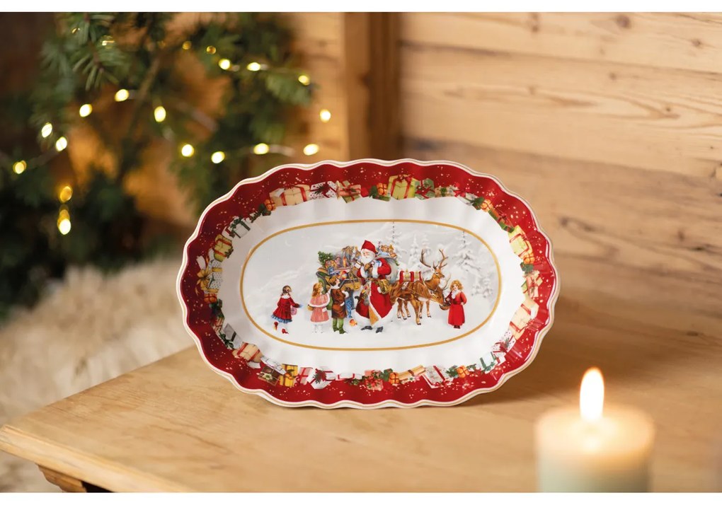 Nagy ovális tál, hossz 29 cm, Toy's Fantasy kollekció- Villeroy & Boch