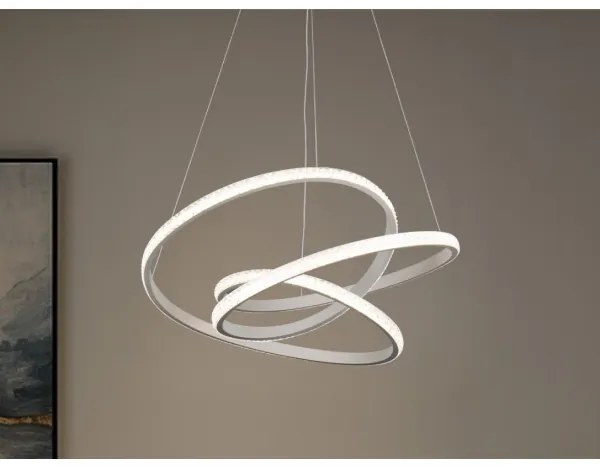 Dimmelhető LED csillár kábellel LED/90W/230V 3000-6500K Ø 47 cm + távirányító