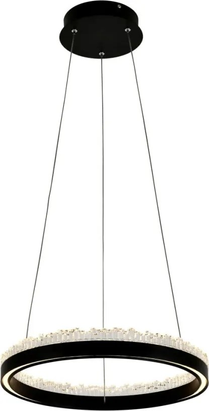 ZUMA LINE PD2304400R-MB REGI Modern Led Függesztett Lámpa Fekete LED IP20