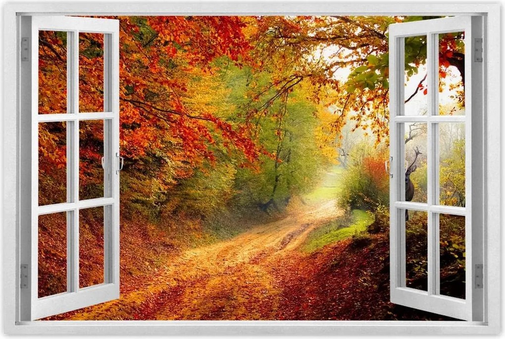 Poszterek 60x40 Szarvas az erdőben