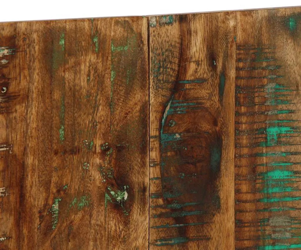 fejtámla többszínű 120 cm tömörfa, újrahasznosított, tömör fa