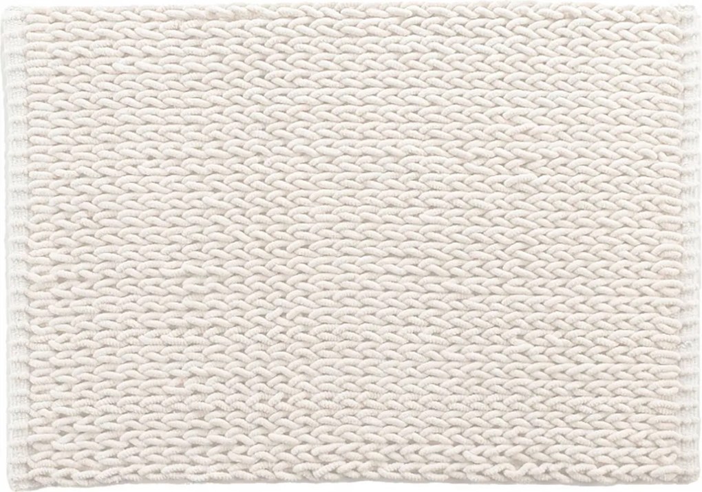 Fürdőszobaszőnyeg Fonott Poliészter 50 X 80 CM Bézs