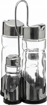 Fűszerkészlet, Olívaolaj És Ecet 170 ml krómozott