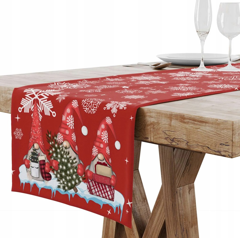 Abrosz Futófelület 40x140 Sima Karácsonyi Dekoráció 160