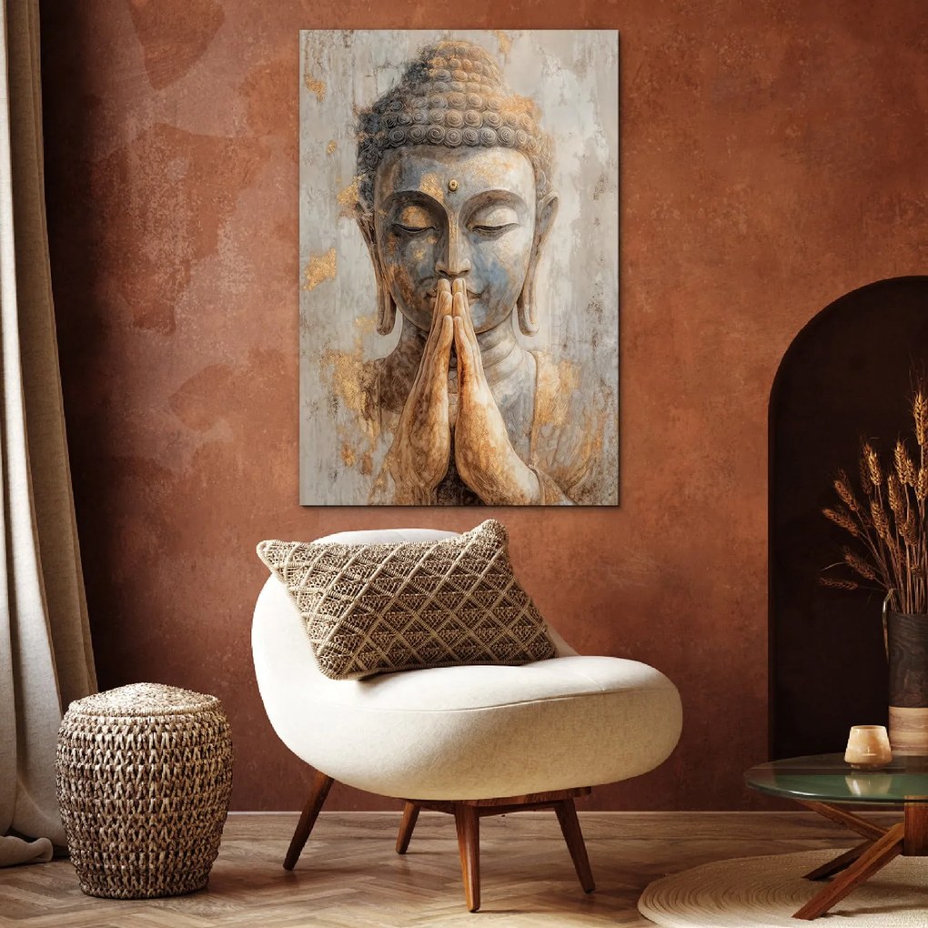 DUBLEZ | Fából készült kép - Buddha | Prémium UV nyomtatás