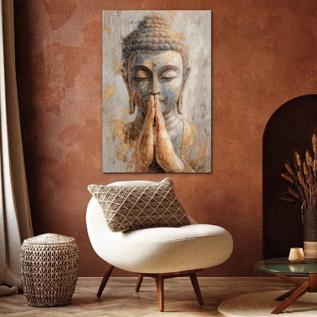 DUBLEZ | Fából készült kép - Buddha