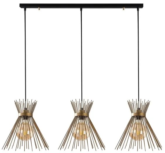 Csillár zsinóron KIRPI 3xE27/40W/230V