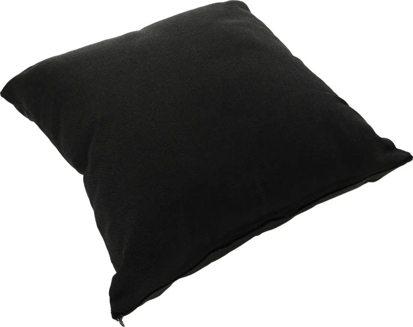 Sarokülőgarnitúra, J allású, ágyfunkcióval, szövet szürke/ párnák fekete, MEXX