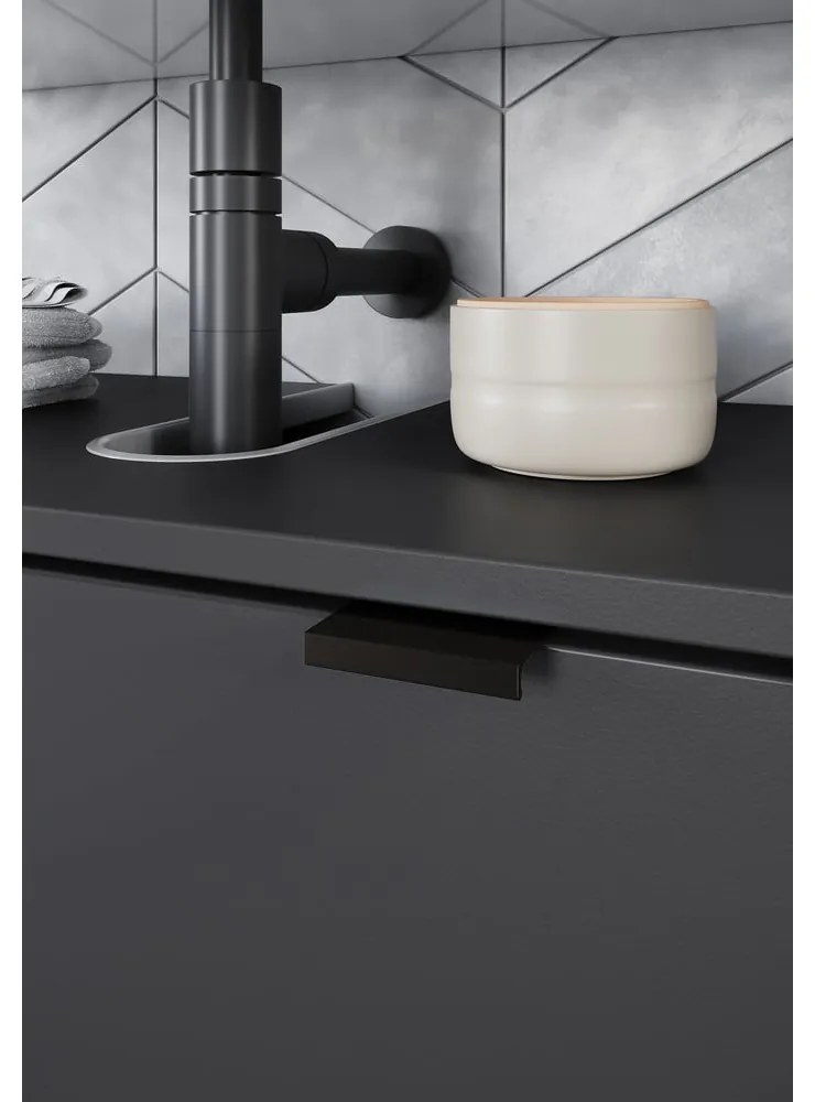 Antracitszürke mosdó alatti szekrény 60x56 cm Arcena – Germania