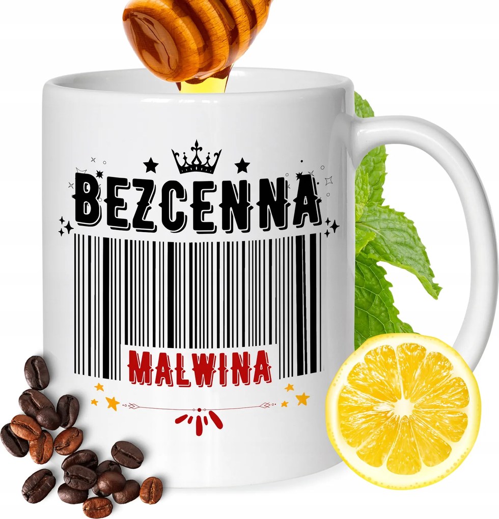 Bögre Malvina Barátnőknek Ajándék Nyomtatott Fehér 330ml