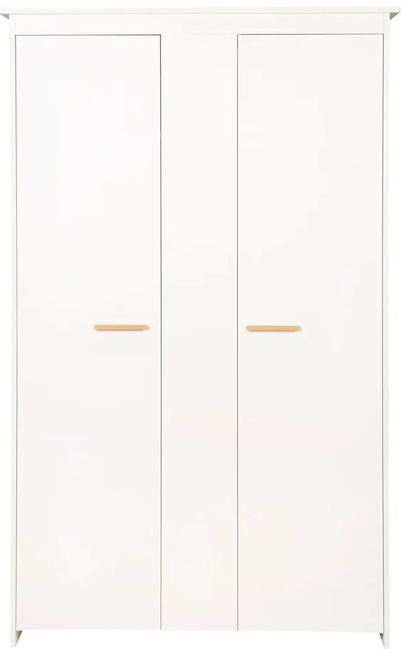 Fehér gyerek ruhásszekrény 119x190x52 cm Anton – Roba