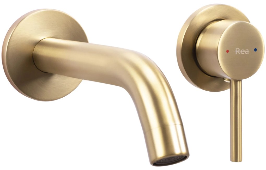 Falra szerelhető csaptelep Rea OWEN Gold Brush + BOX