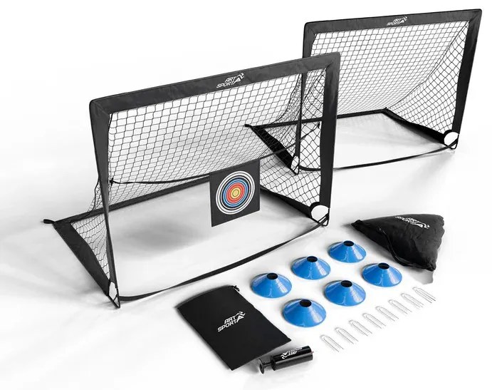 Juskys 2 db összecsukható futballkapu készlet