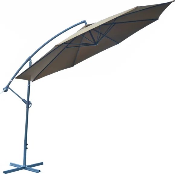 ROJAPLAST Napernyő fémből 8080 barna Ø350 cm