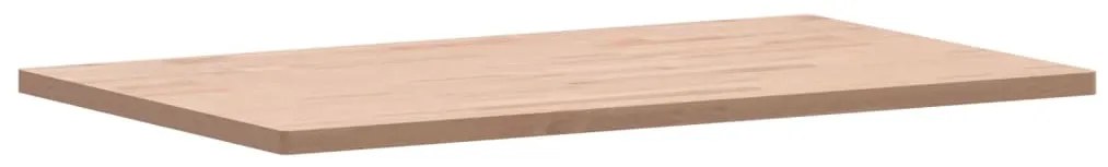 tömör bükkfa téglalap alakú asztallap 100x60x2,5 cm