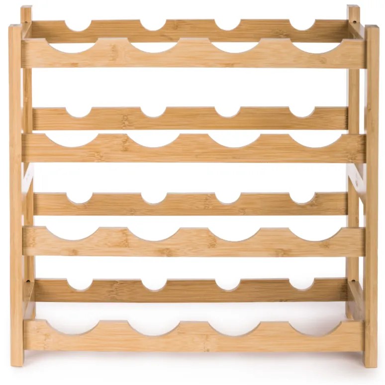 G21 Bambusz borosállvány, 16 palackos, M