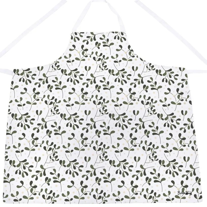 Pamut kötény Santa Likes Mistletoe – Butter Kings