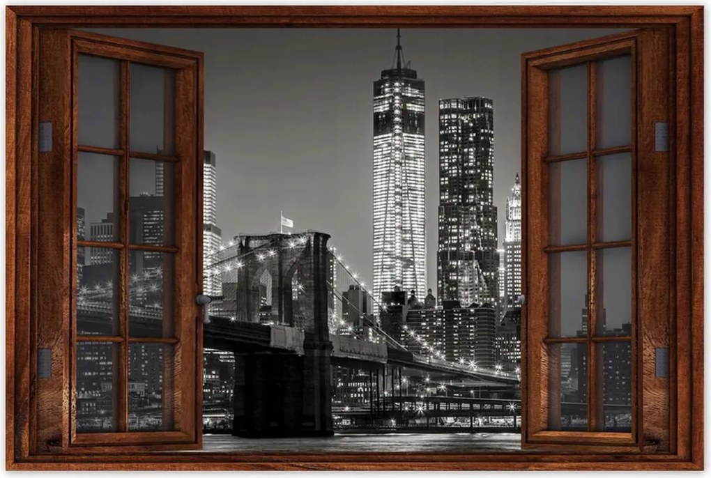 Poszterek 60x40 New York Manhattan híd